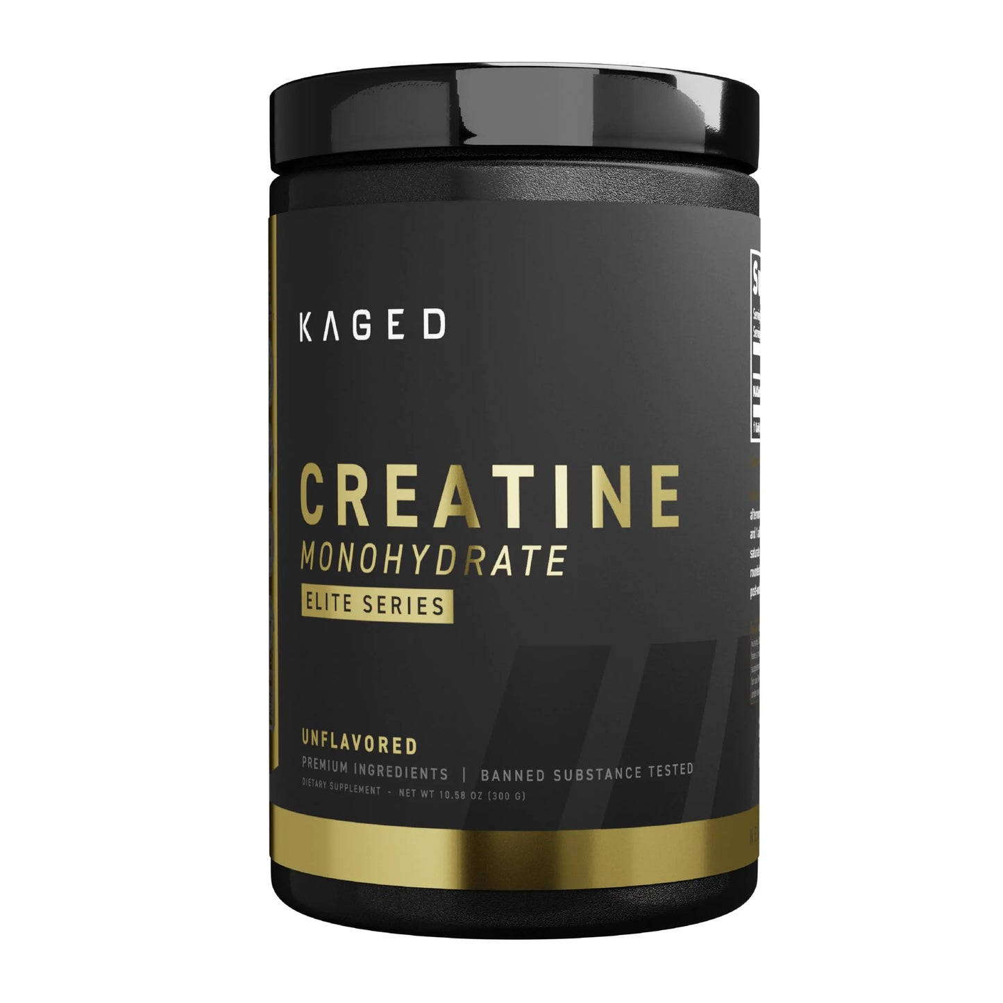 Kaged Creatine Monohydrate Elite - High Absorption Creatine with MAXCatalyst - Unflavored Powder - 60 Servings