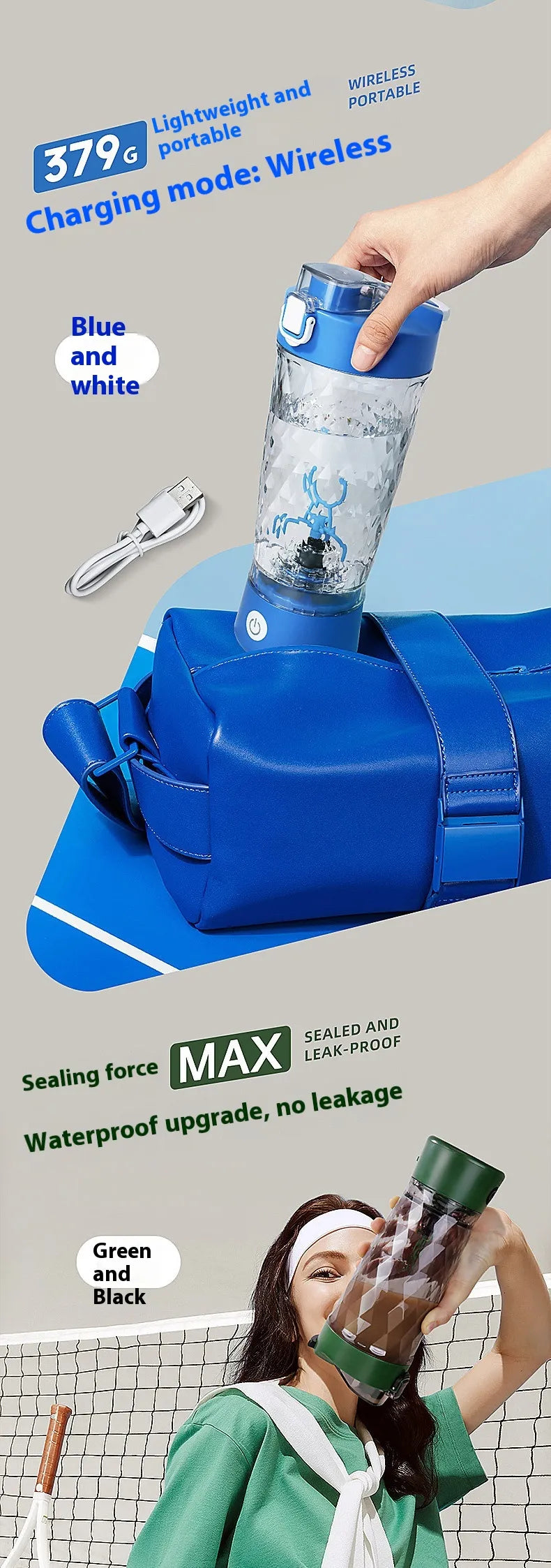 Portable Electronic Protein Shaker