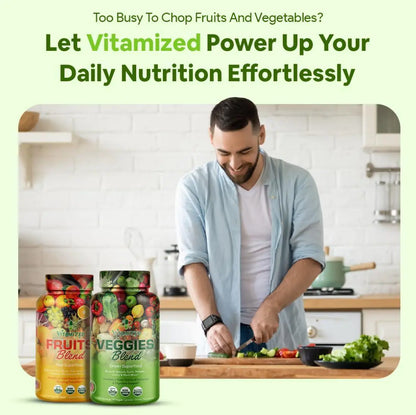 Fruits and Vegetables Supplements With BioPerine Contains 38 Fruits Vegetables