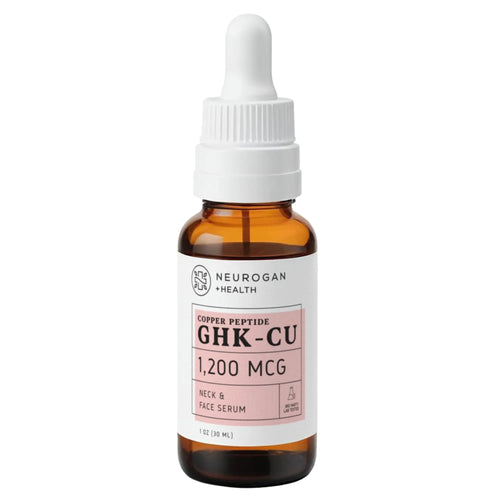 GHK-Cu (Copper Peptide) Neck & Face Serum 1200mcg (1 oz bottle)